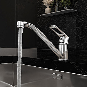 Смеситель для кухни Elghansa Brunn Plus 56A1506 хром купить в интернет-магазине сантехники Sanbest