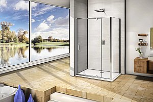 Душевой уголок Good door ORION WTW-PD+SP 120x80 прозрачный купить в интернет-магазине Sanbest