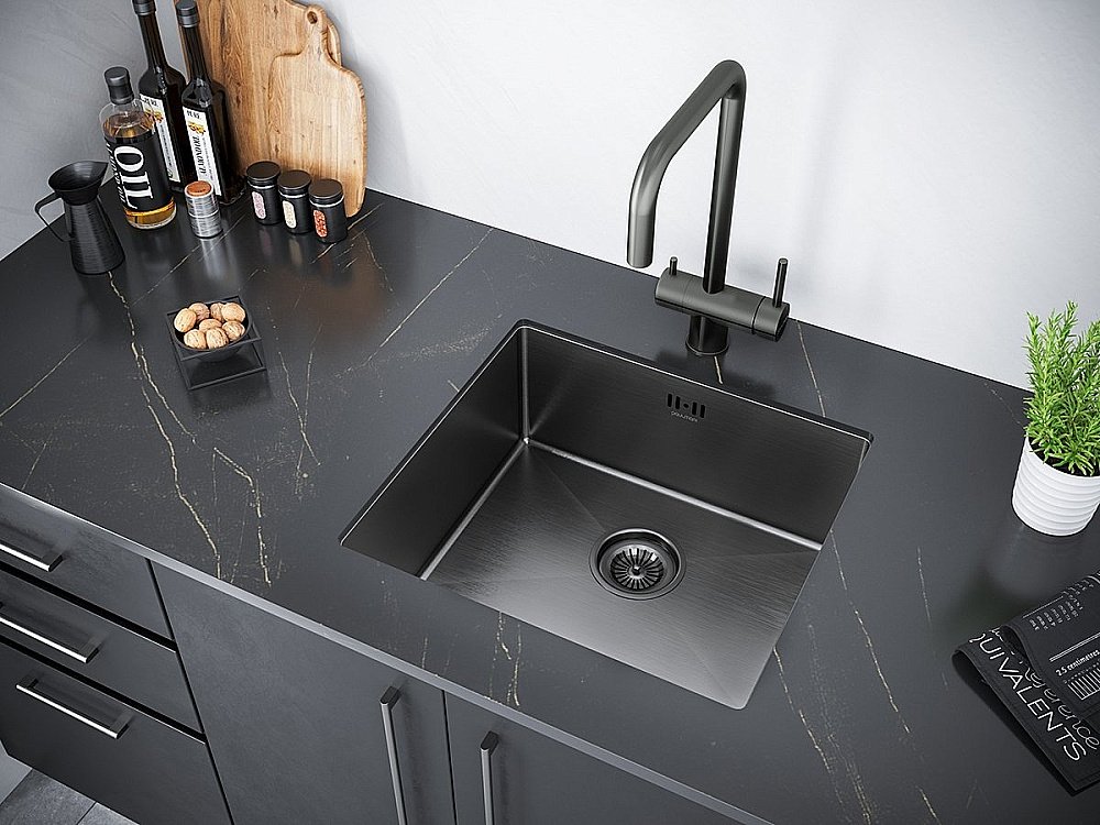Мойка кухонная Paulmark Marx PM254844-GM купить в интернет-магазине сантехники Sanbest