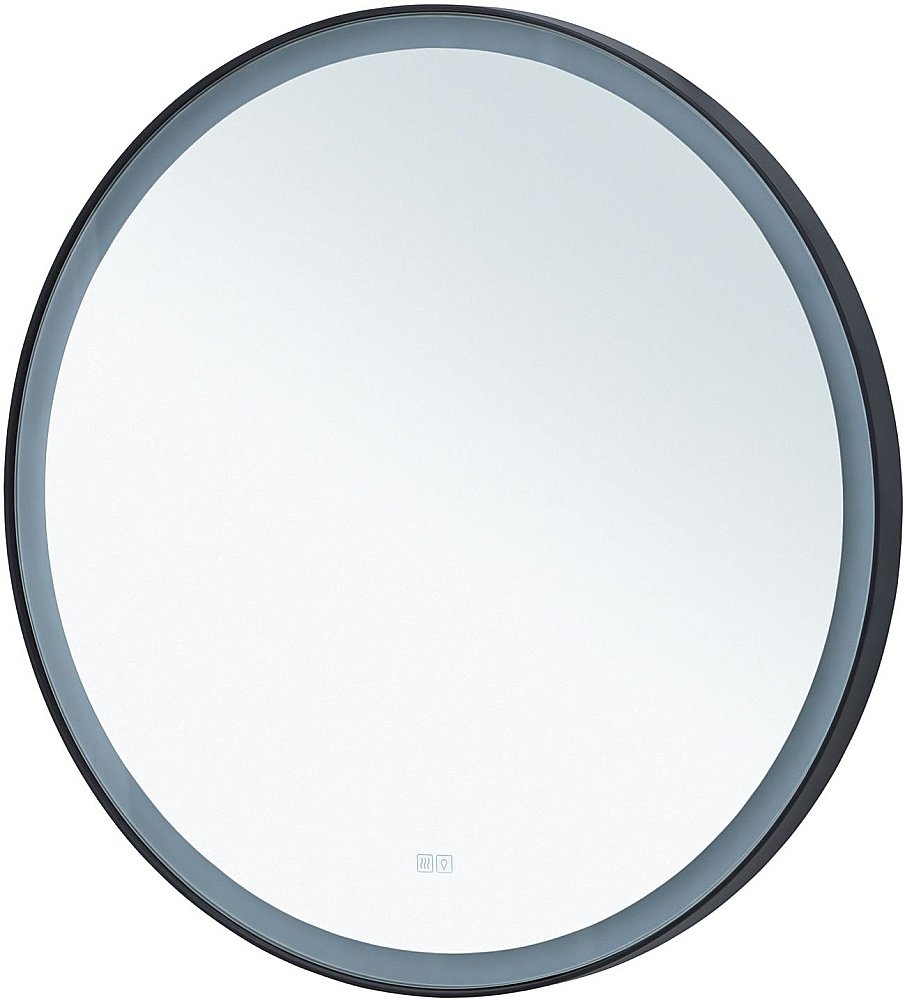 Зеркало Aquanet Тренд 80 черный в ванную от интернет-магазине сантехники Sanbest