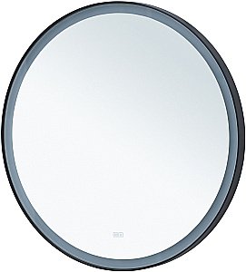 Зеркало Aquanet Тренд 80 черный в ванную от интернет-магазине сантехники Sanbest