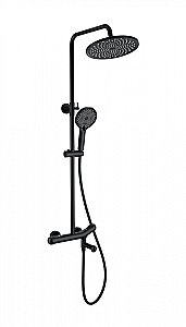 Душевая система с термостатом WONZON & WOGHAND T-1000, Черный матовый (WW-B3057-A-MB) купить в интернет-магазине сантехники Sanbest