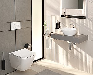 Раковина накладная Vitra Geo 38 7421B003-0016 белая купить в интернет-магазине Sanbest