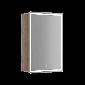 Зеркальный шкаф Sancos Mirror MI60EG дуб галифакс натуральный купить в интернет-магазине сантехники Sanbest