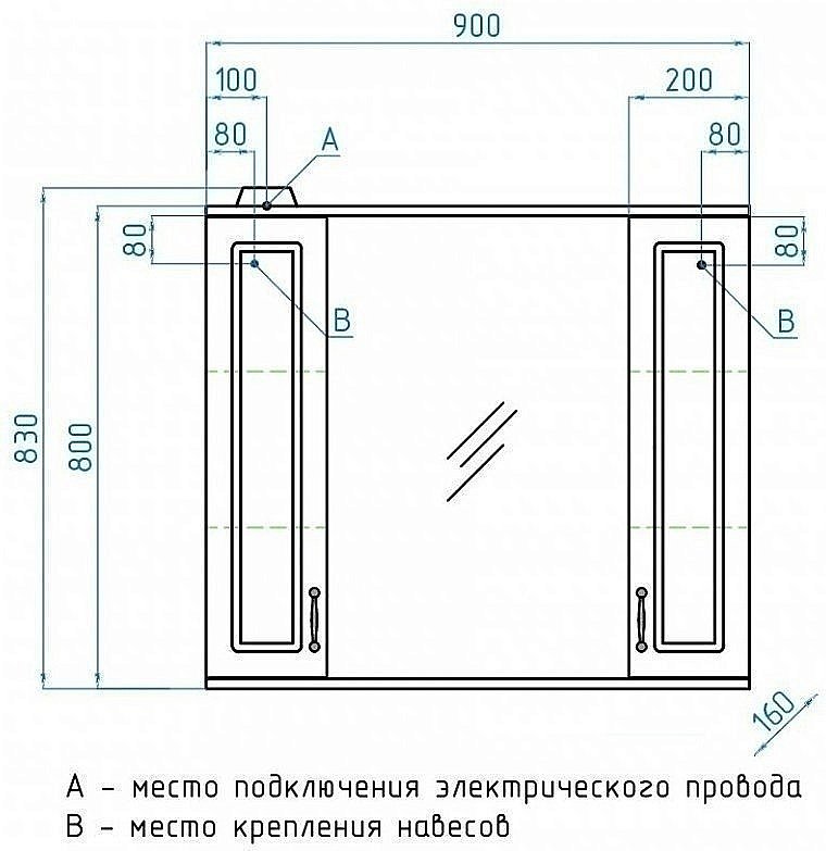 Тумба с раковиной Style Line Олеандр-2 90 для ванной в интернет-магазине Sanbest