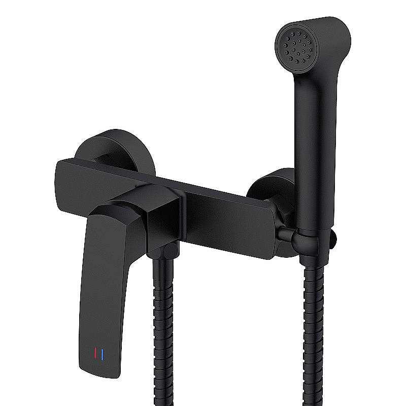 Гигиенический душ Azario Conda AZ-K2511B черный матовый купить в интернет-магазине сантехники Sanbest