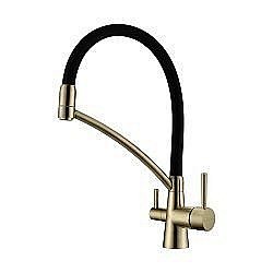 Смеситель для кухни Paulmark Sigen Si213111-BR Бронза, Черный купить в интернет-магазине сантехники Sanbest