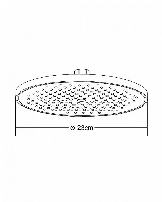 Верхний душ Orange S13TSb черный купить в интернет-магазине сантехники Sanbest