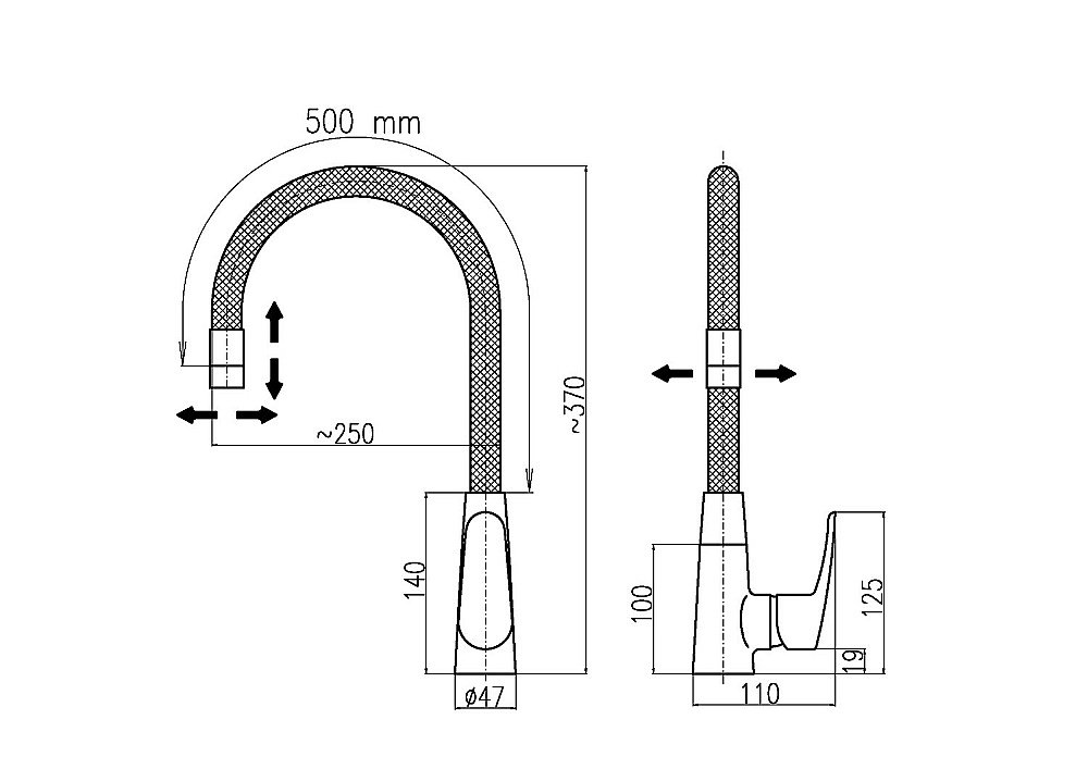 Смеситель для кухни Rav-Slezak AMUR AM719.5/10B купить в интернет-магазине сантехники Sanbest