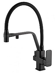 Смеситель для кухни WONZON & WOGHAND WW-88458013-MB черный матовый купить в интернет-магазине сантехники Sanbest