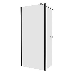 Душевое ограждение NEW TRENDY NEW SOLEO BLACK K-0776 60 стекло прозрачное/профиль черный купить в интернет-магазине Sanbest