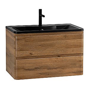 Тумба с раковиной BelBagno ALBANO 80 подвесная Rovere Rustico для ванной в интернет-магазине Sanbest