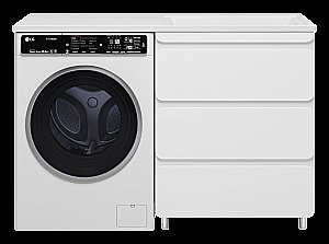 Тумба с раковиной Misty Чегет - 70 П-Чег-01070-01Н3Я (Раковина Эстет Даллас 130) белая для ванной в интернет-магазине Sanbest