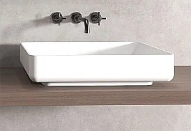 Раковина накладная ABBER Stein AS2629 белая матовая купить в интернет-магазине Sanbest