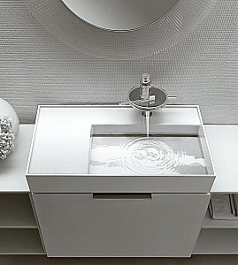 Раковина Laufen Kartell 8.1033.9.000.111.1 белая купить в интернет-магазине Sanbest