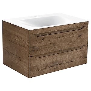 Тумба с раковиной Vincea FINE VMC-2F 80 дуб винтаж для ванной в интернет-магазине Sanbest