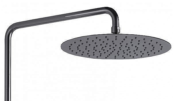 Душевая система Bravat WATERFALL F939114C-A2-RUS черная купить в интернет-магазине сантехники Sanbest