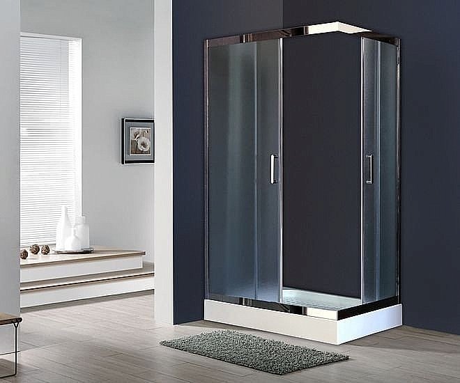 Душевой уголок Royal Bath RB8120HP-C-CH 120х80 матовый купить в интернет-магазине Sanbest