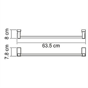 Полотенцедержатель WasserKRAFT Lopau K-6030 купить в интернет-магазине сантехники Sanbest