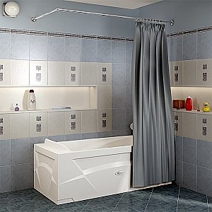 Карниз для шторы Радомир на прямоугольную ванну 160х70 купить в интернет-магазине сантехники Sanbest