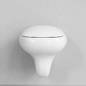 Унитаз подвесной Ambassador Diamond 123T20001R безободковый, белый купить в интернет-магазине Sanbest