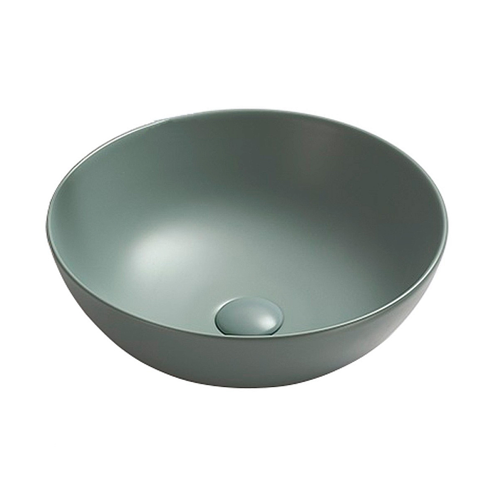 Раковина накладная CeramaLux NC 41,5 104MLG-6 зеленая купить в интернет-магазине Sanbest