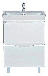 Тумба для раковины напольная Misty Венера 60 белая купить в интернет-магазине сантехники Sanbest