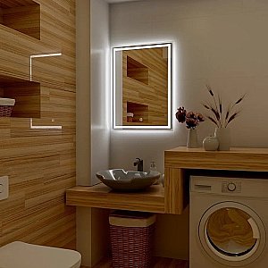 Зеркало Континент Fancy ЗЛП1073 60x80 в ванную от интернет-магазине сантехники Sanbest