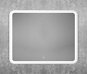 Зеркало Art&Max GENOVA AM-Gen-900-800-DS-F-White в ванную от интернет-магазине сантехники Sanbest