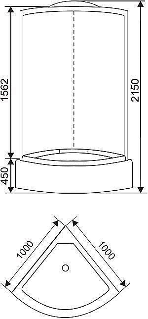Душевая кабина ARCUS AS-113G купить в интернет-магазине Sanbest