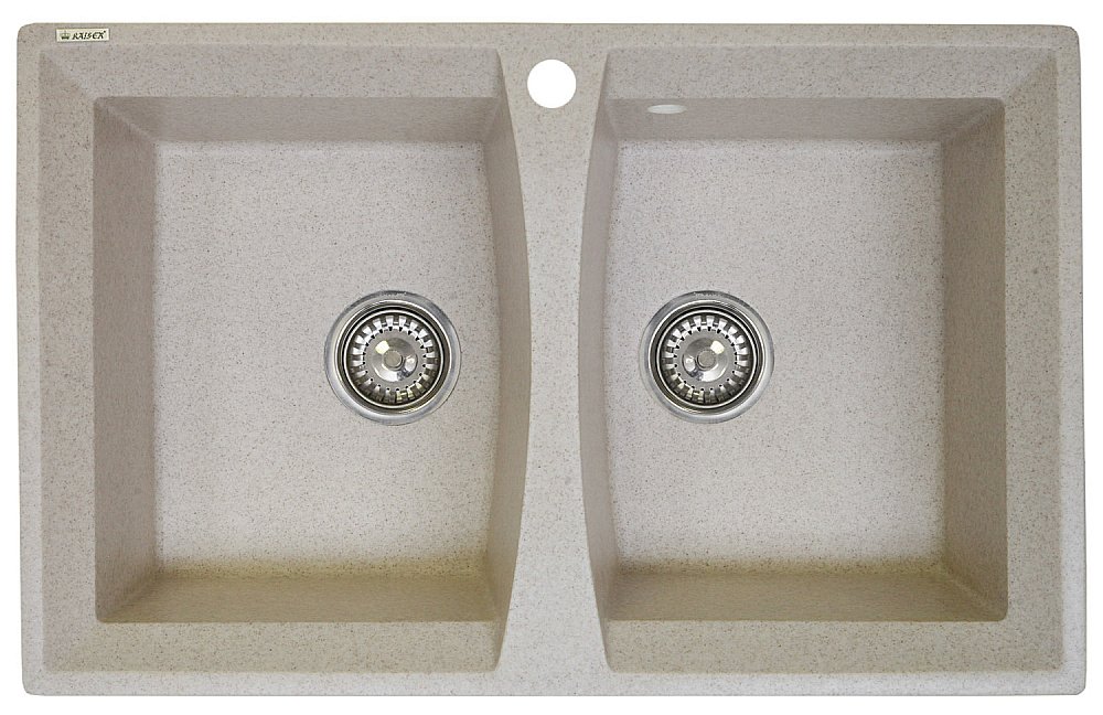 Мойка кухонная Kaiser KM2M-5078 Beige бежевая купить в интернет-магазине сантехники Sanbest