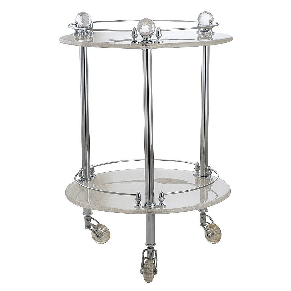 Столик Migliore Cristalia ML.CRS-60.249.CR хром/Swarovski купить в интернет-магазине сантехники Sanbest