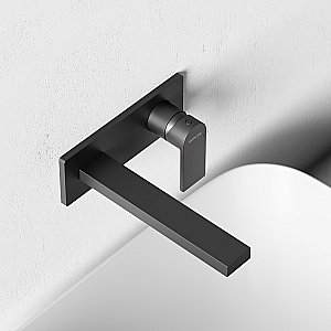 Смеситель для раковины Sancos Studio SC9017MB черный матовый купить в интернет-магазине сантехники Sanbest