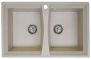 Мойка кухонная Kaiser KM2M-5078 Beige бежевая купить в интернет-магазине сантехники Sanbest