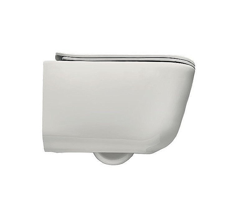 Унитаз подвесной Kerasan Tribeca 5114 Белый матовый, безободковый купить в интернет-магазине Sanbest