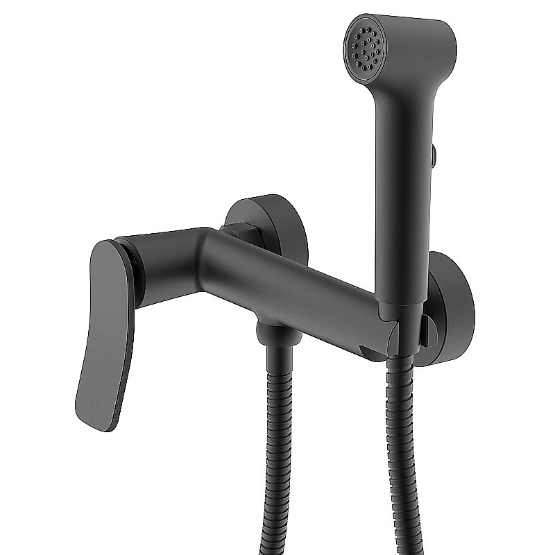 Гигиенический душ Azario Escaro AZ-K2574B черный матовый купить в интернет-магазине сантехники Sanbest