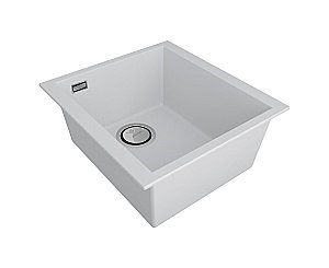 Кухонная мойка Paulmark Neo Classic 41 PM964144-WH белая матовая купить в интернет-магазине сантехники Sanbest