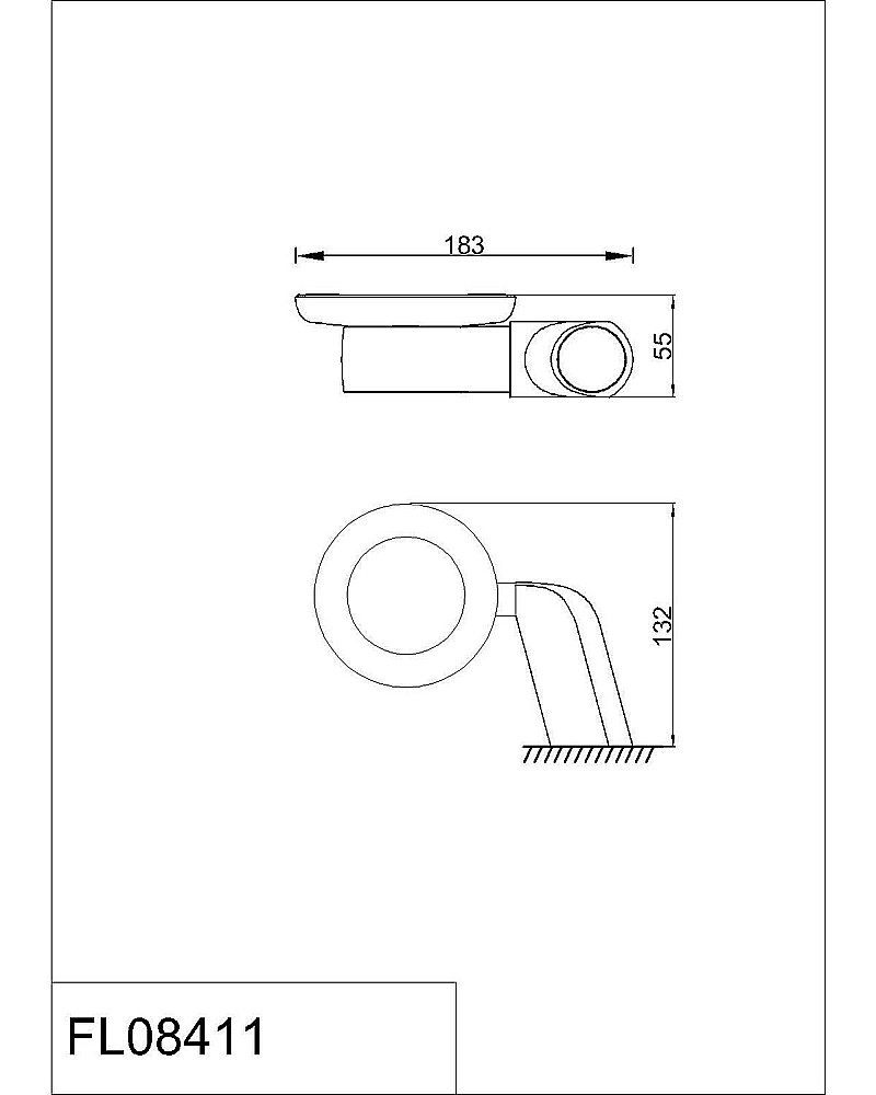 Мыльница Rush Flores FL08411 купить в интернет-магазине сантехники Sanbest