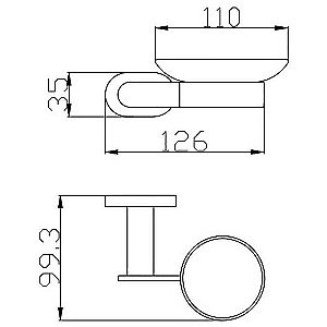 Мыльница Rav-Slezak Yukon YUA0300 хром купить в интернет-магазине сантехники Sanbest