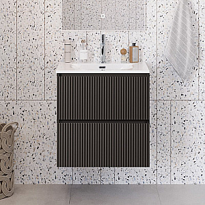 Тумба с раковиной BelBagno UNO-MINI 50 темно-серая матовая для ванной в интернет-магазине Sanbest