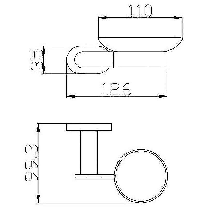 Мыльница Rav-Slezak Yukon YUA0300 хром купить в интернет-магазине сантехники Sanbest
