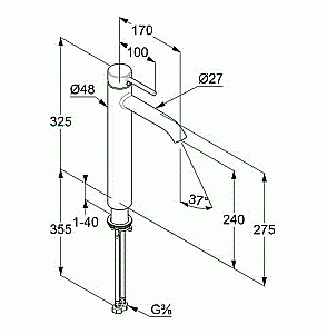 Смеситель для раковины Kludi BOZZ 382865376 белый матовый купить в интернет-магазине сантехники Sanbest