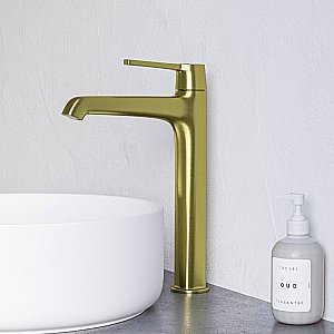 Смеситель для раковины RGW Shower Panels SP-311G 511405311-06 золото купить в интернет-магазине сантехники Sanbest