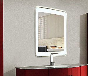 Зеркало с подсветкой ART&MAX LATINA 65x80 в ванную от интернет-магазине сантехники Sanbest