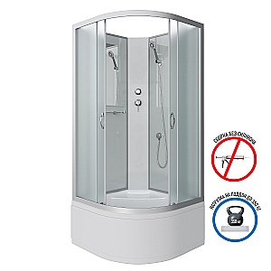 Душевая кабина Niagara Classic NG-2309-14BK 100х100 купить в интернет-магазине Sanbest