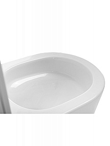 Унитаз подвесной BelBagno Unique BB007CH-TOR/SC белый, безободковый, с крышкой микролифт, слив-торнадо купить в интернет-магазине Sanbest
