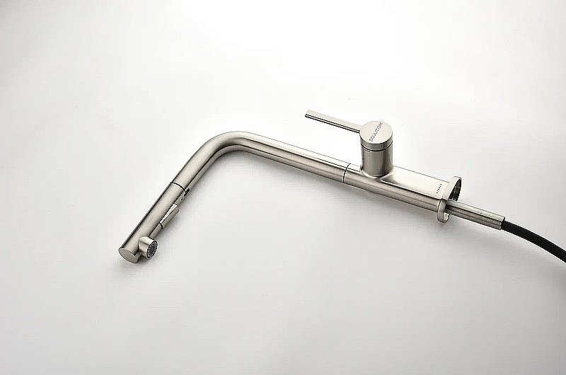 Смеситель для кухни Paulmark Neo Ne214419-BS  брашированная сталь купить в интернет-магазине сантехники Sanbest