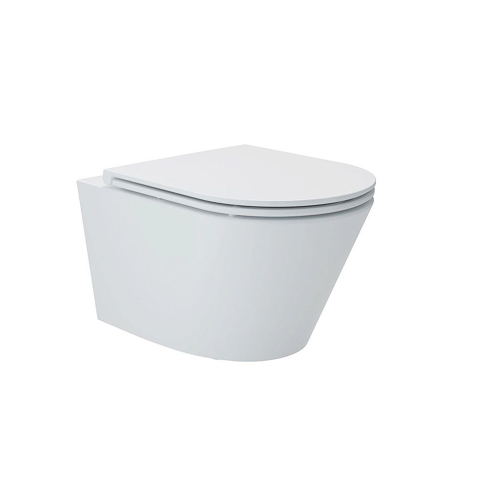 Унитаз подвесной Art&Max BARI AM822-V/SC белый, с сиденьем микролифт, безободковый купить в интернет-магазине Sanbest