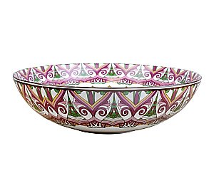 Раковина накладная Bronze de Luxe Nafisa 40,5 6008 с декором купить в интернет-магазине Sanbest