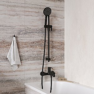 Смеситель для ванны Iddis Aiger AIGBL00i02WA черный матовый купить в интернет-магазине сантехники Sanbest